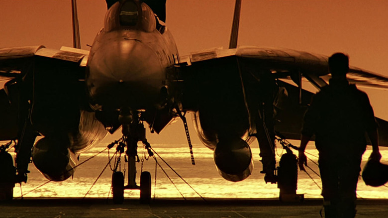 Top Gun Jet Sunset