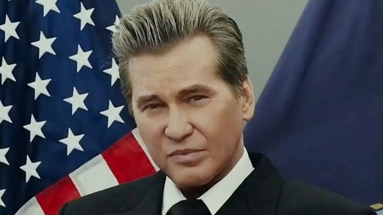 Val Kilmer and Tom Cruise in Top Gun: Maverick