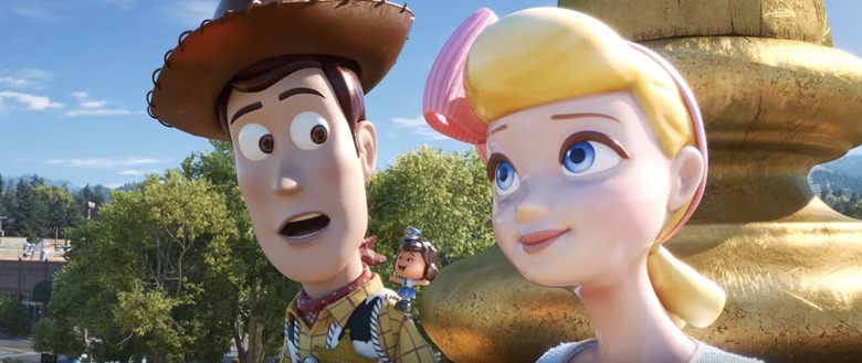 Toy Story 4 - Woody, Giggle McDimples, Bo Peep