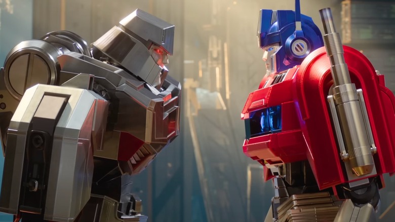 Transformers One Optimus Prime y Megatron