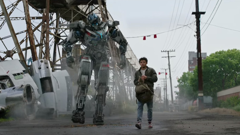 Still from Transformers: Rise of the Beasts