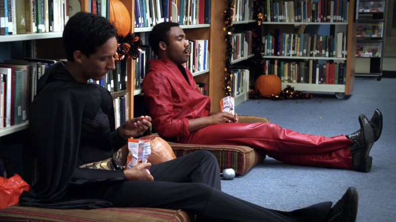 Danny Pudi and Donald Glover in Community