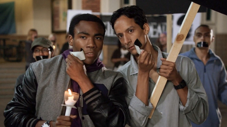 Donald Glover and Danny Pudi in Community