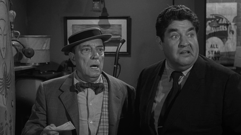 Buster Keaton and Stanley Adams in The Twilight Zone