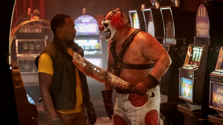 Anthony Mackie and Samoa Joe in Twisted Metal