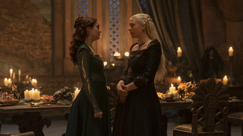 Olivia Cooke and Emma D'Arcy in House of the Dragon