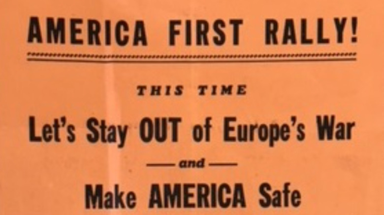 America First Committee flyer, cropped