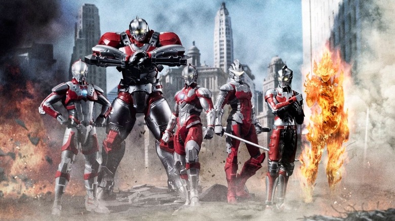 All six Ultramen