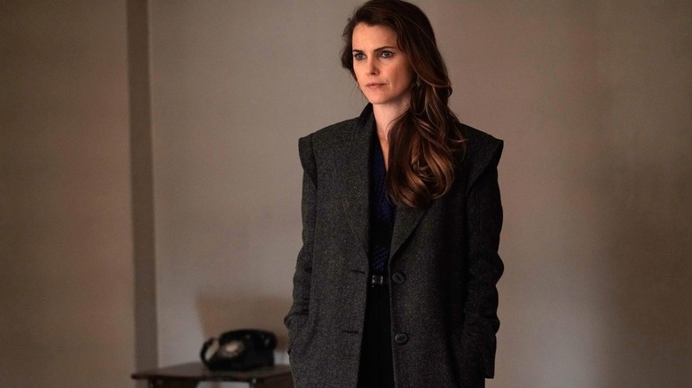 Keri Russell in coat