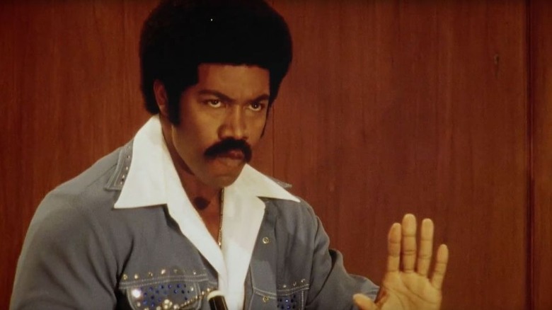 Black Dynamite posing