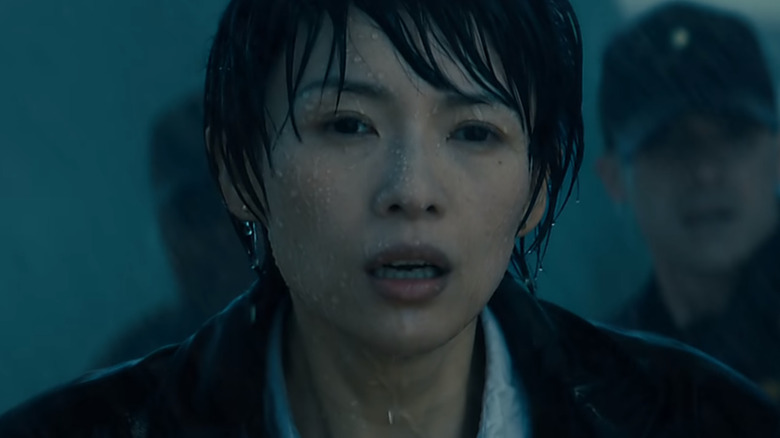 Zhang Ziyi in the rain