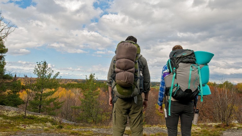 Jeff Roop and Missy Peregrym in Backcountry