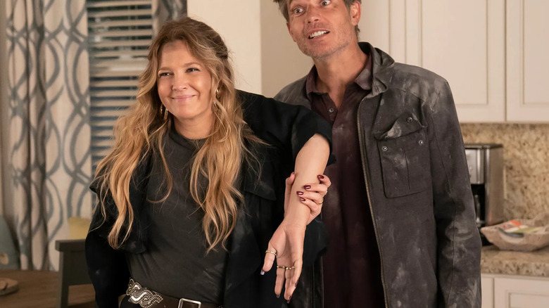 Drew Barrymore and Timothy Olyphant