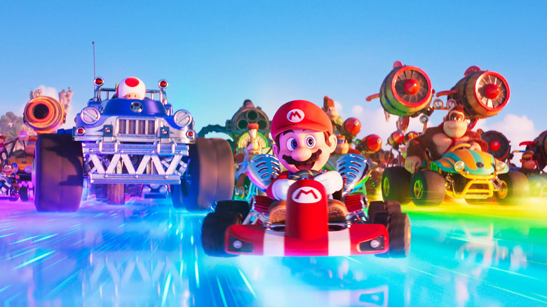 Super Mario Bros movie karts