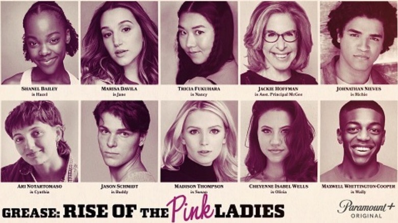 Cast of Grease: Rise of the Pink Ladies