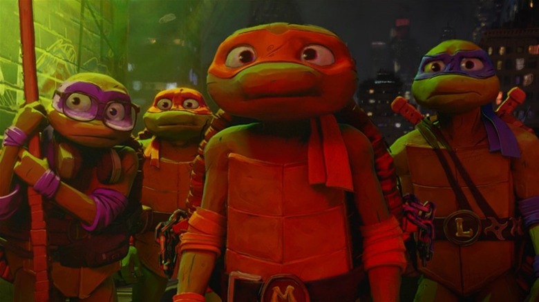 The Teenage Mutant Ninja Turtles in Mutant Mayhem