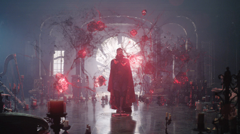 Doctor Strange conjuring a spell in Multiverse of Madness