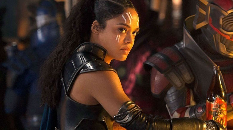 Tessa Thompson as Valkyrie in Thor: Ragnarok