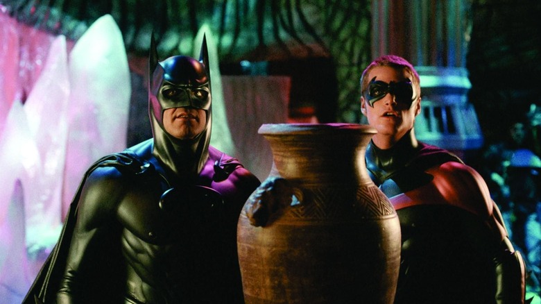 George Clooney and Chris O'Donnell in Batman & Robin