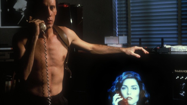 James Woods and Deborah Harry in Videodrome