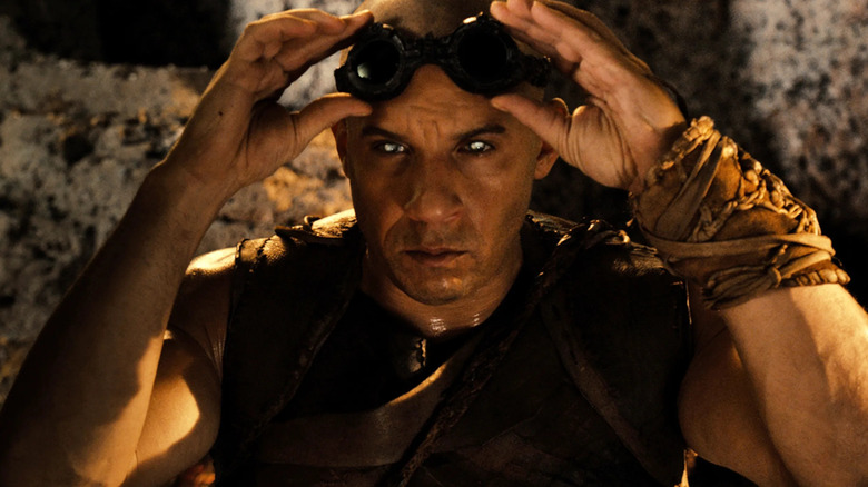 Vin Diesel in the survival horror and third film Riddick