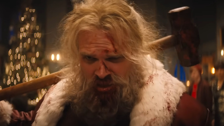 David Harbour as Santa Claus in Violent Night