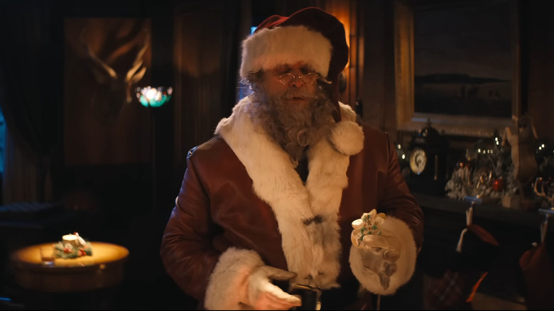 David Harbour as Santa Claus in Violent Night