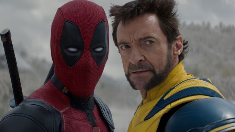 Deadpool and Logan standing together in the Void in Deadpool & Wolverine