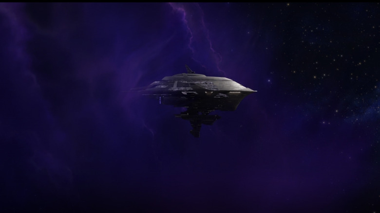 axiom spaceship purple space