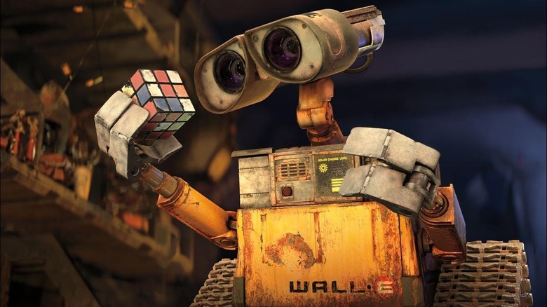 WALL-E collecting trash