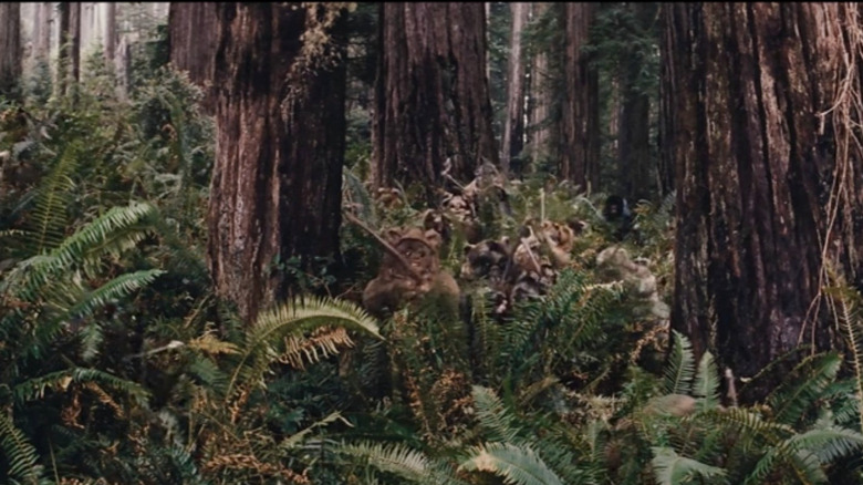 Ewoks in Return of the Jedi