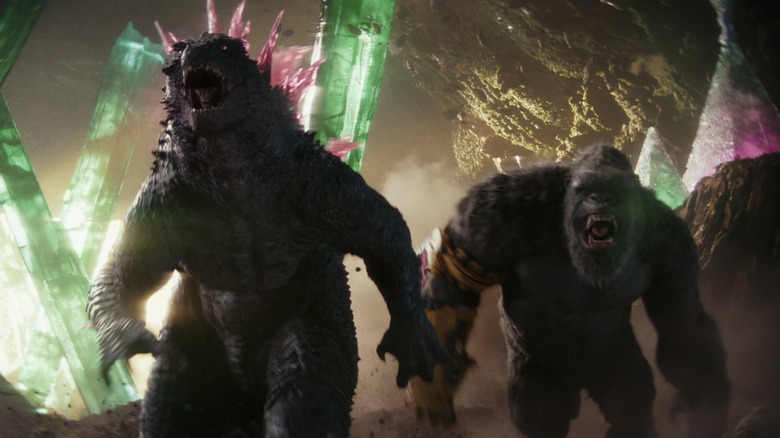 Godzilla x Kong running scene 