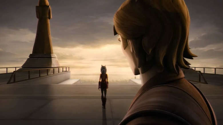 Ahsoka Tano leaves the Jedi Order in Star Wars: The Clone Wars