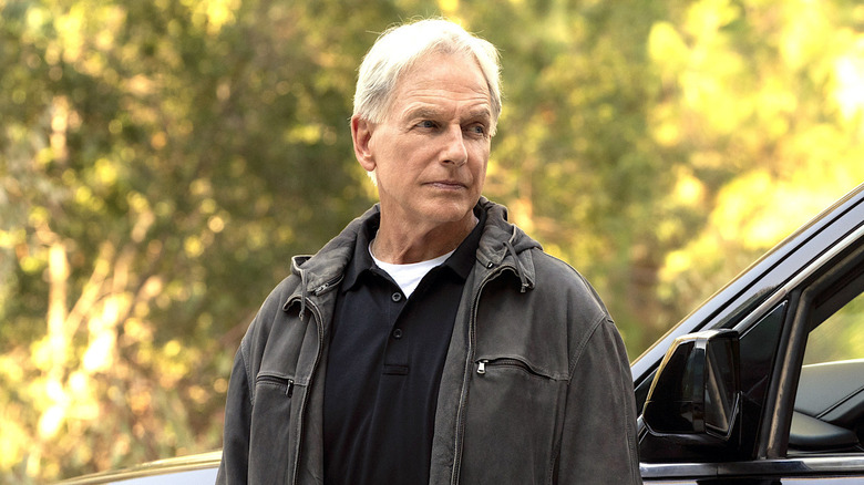 Mark Harmon's Leroy Jethro Gibbs in civilian clothes on NCIS