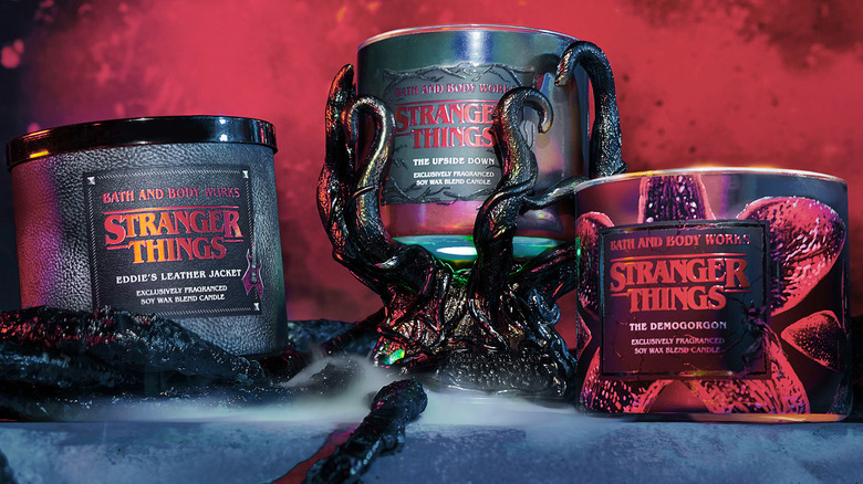 Fragrâncias de Stranger Things da Bath & Body Works