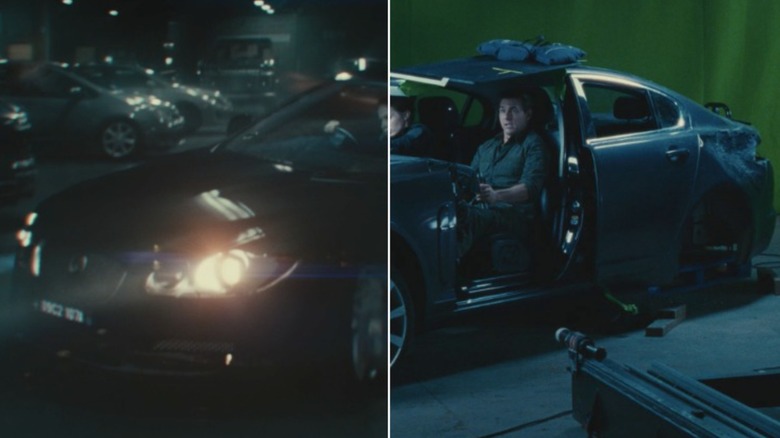 Edge of Tomorrow Emily Blunt and Tom Cruise in car