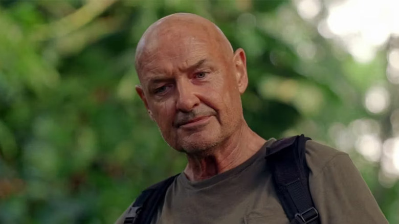 John Locke looking down Lost