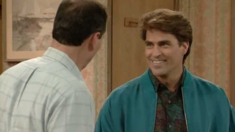 Ted McGinley as Jefferson D'Arcy, smiling to Al Bundy on Married with Children