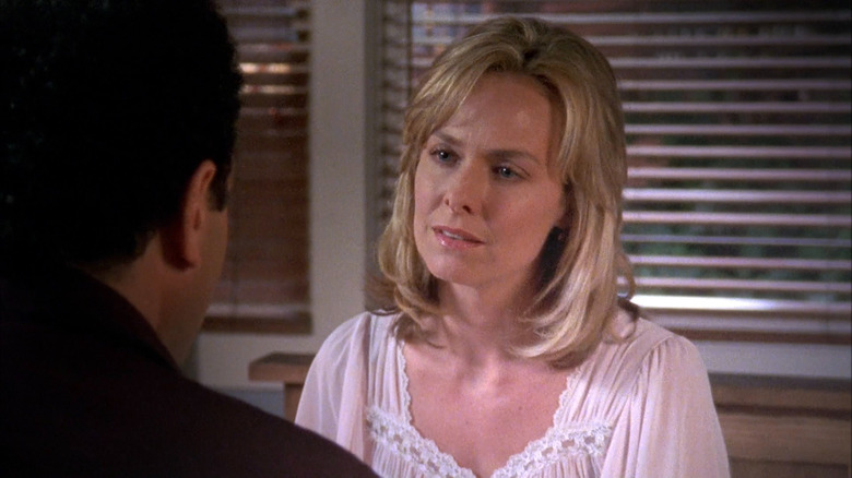 Vision of Trudy Monk (Melora Hardin) appearing to Adrian Monk