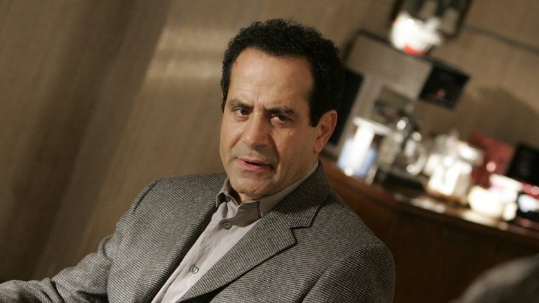 Adrian Monk (Tony Shalhoub) looking serious on Monk