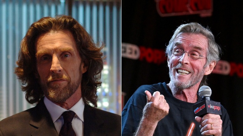 John Glover as Lionel Luthor on Smallville and at a fan event