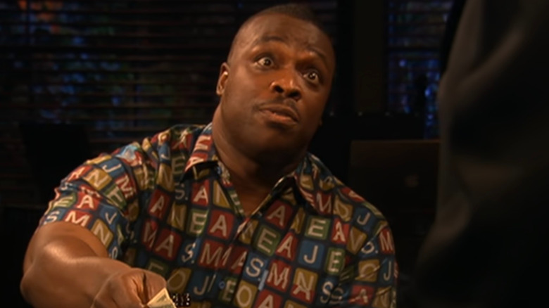 Reginald Ballard as W.B. playing poker on The Bernie Mac Show