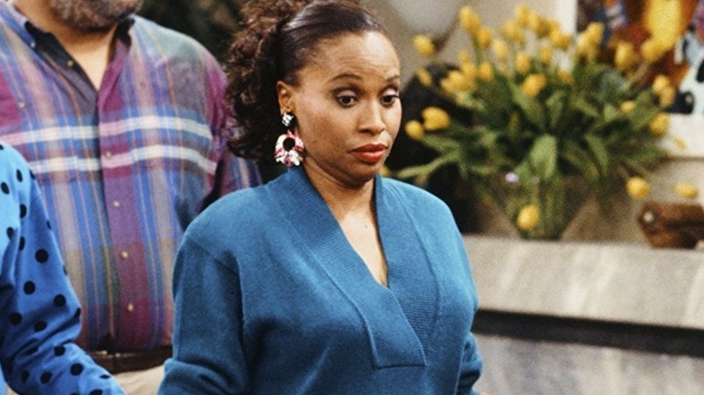 Jenifer Lewis as Aunt Helen looks shocked in The Fresh Prince of Bel-Air