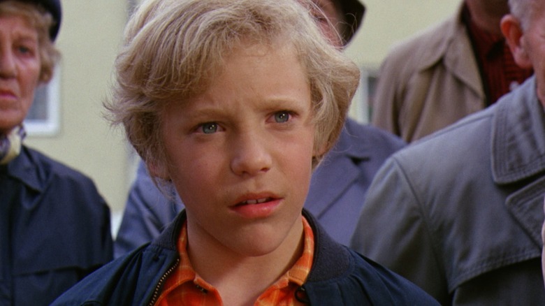 Charlie Bucket, looking sad and kind of hurt, in Willy Wokna and the Chocolate Factory