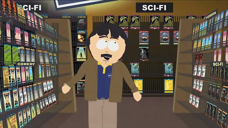 Randy inspects his new blockbuster in the South Park