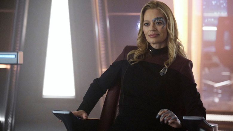 Seven of Nine on the bridge of the Enterprise-G on Star Trek: Picard