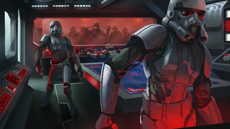 Artwork for the Undead Troopers mission in Star Wars: Commander