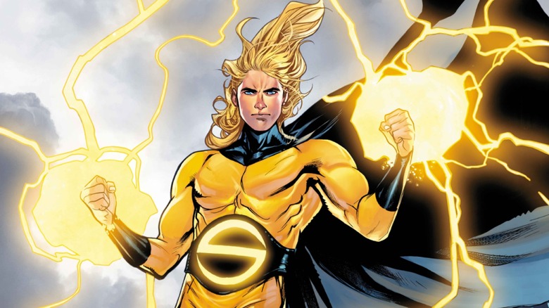 Robert/Sentry in his heroic costume in the Marvel Comics