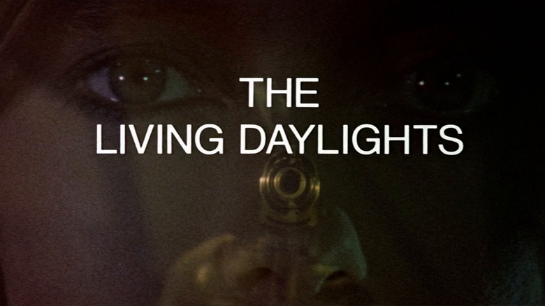 The Living Daylights title card