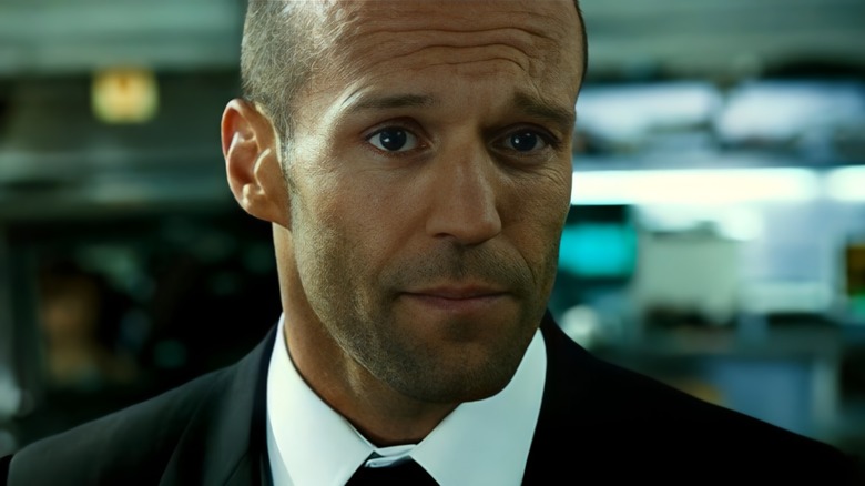 Frank Martin with a blank expression in The Transporter 2